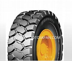 Radial OTR tires for dump trucks, loader
