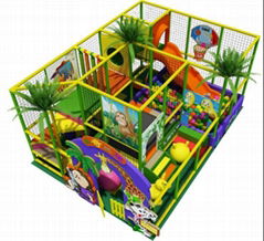 HLB-I17039 Children  Indoor Playground Kids Safe Plastic Playground