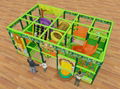 HLB-I17039 Children  Indoor Playground Kids Safe Plastic Playground 3