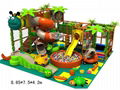 HLB-I17039 Children  Indoor Playground Kids Safe Plastic Playground 4