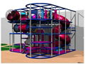 HLB-I17025 Kids Fitness Playground Children Indoor Play Equipment 2