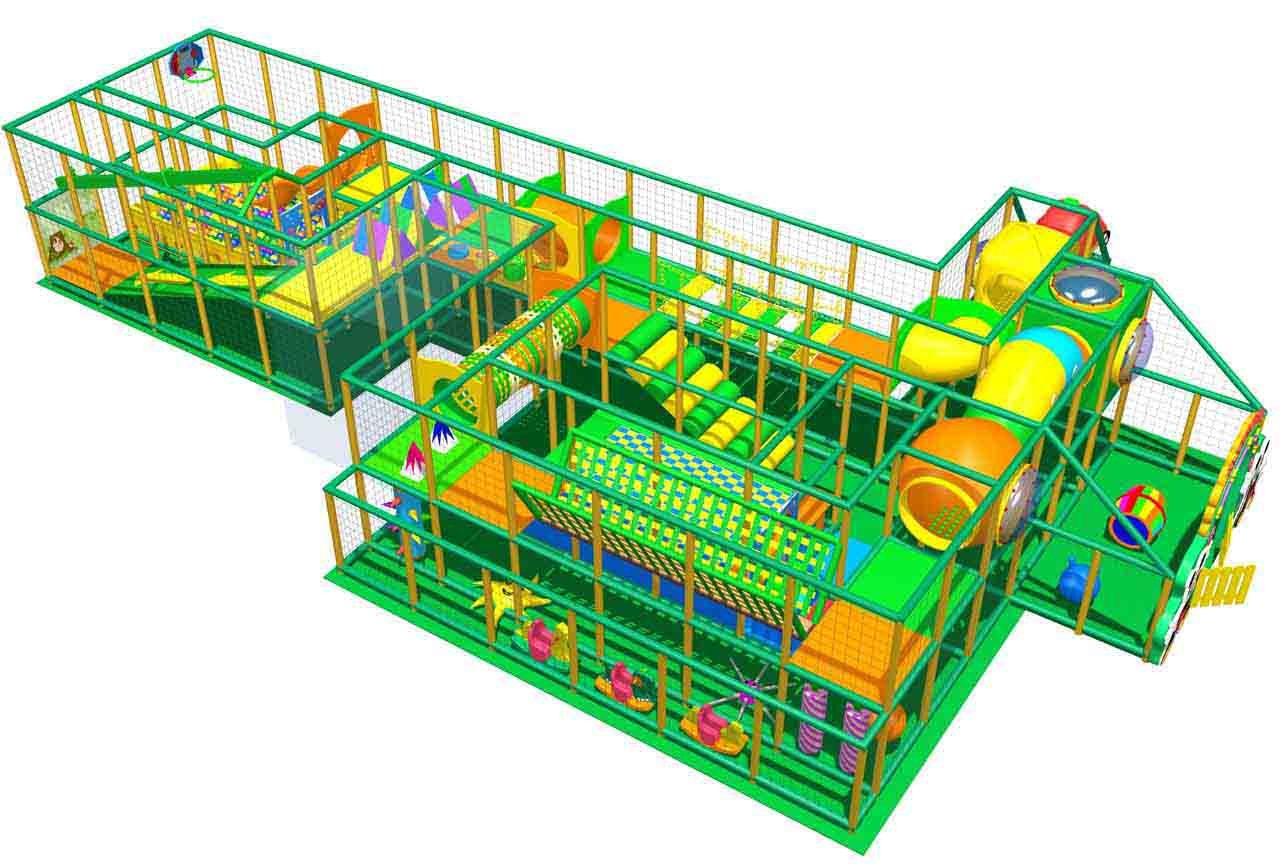 HLB7015B Kids Indoor Play Area Children Playground Equipment