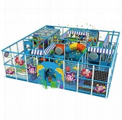 HLB-I17016 LxWxH 10x10x2.8m Two Level Indoor Playground Business for Sale