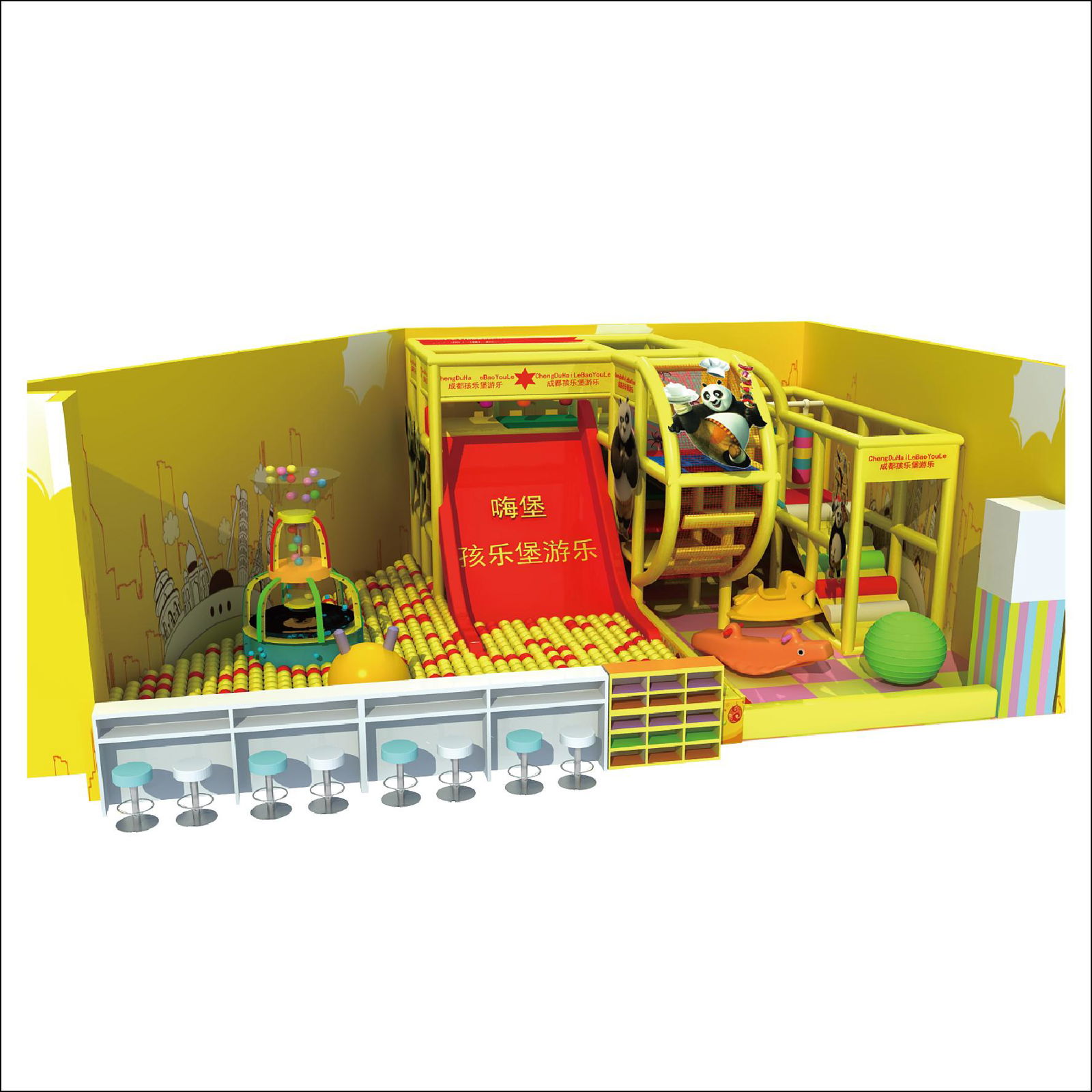 HLB-7011A Preschool Indoor Playground 4