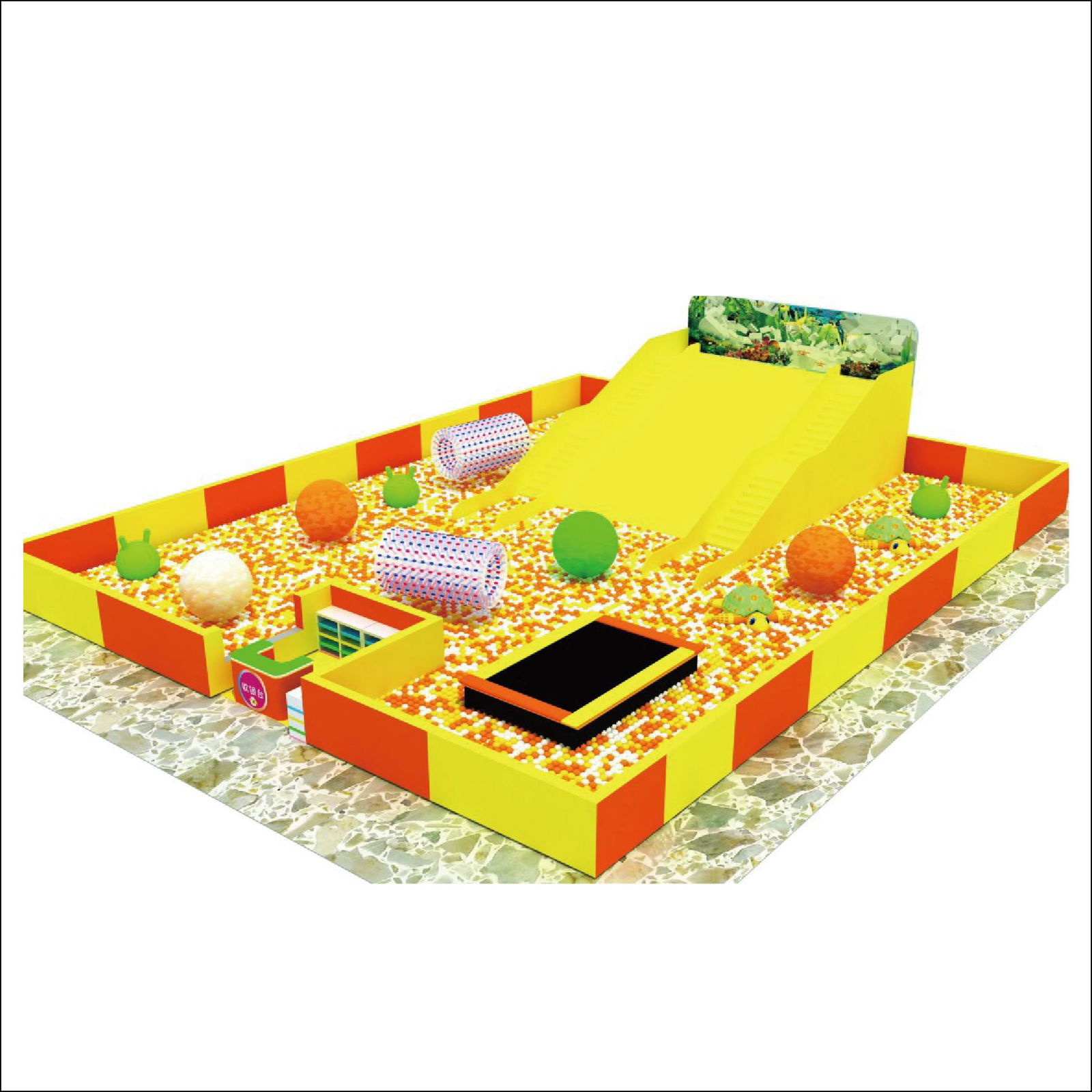 HLB-7042B Ball Pool Playground Large Soft Play Ball Pits 2