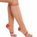 Copper infused support  open toe socks
