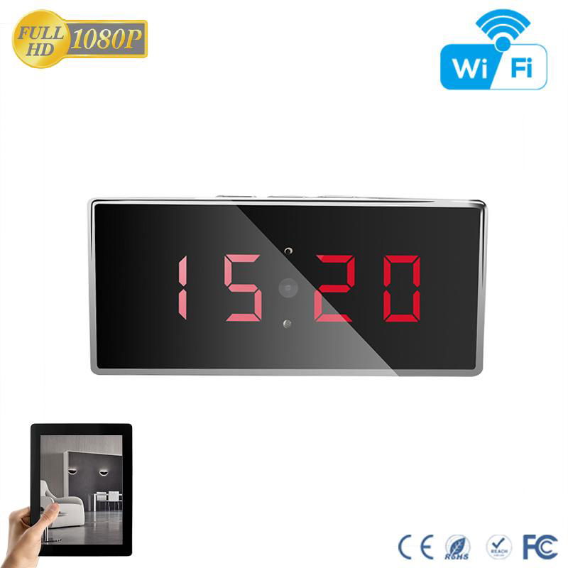 Aihsine Hot Table Clock Wifi camra with night vision 6M 3