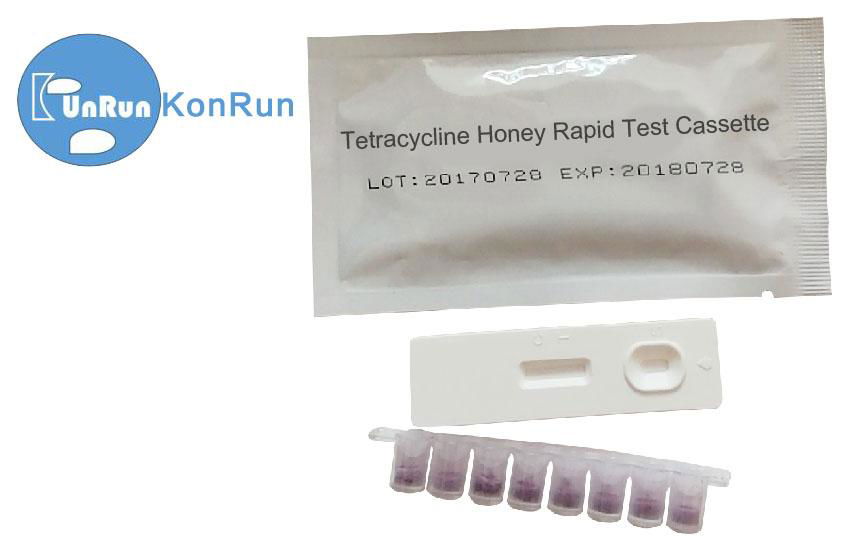 Tetracycline honey antibiotics test cassette tetracycline 