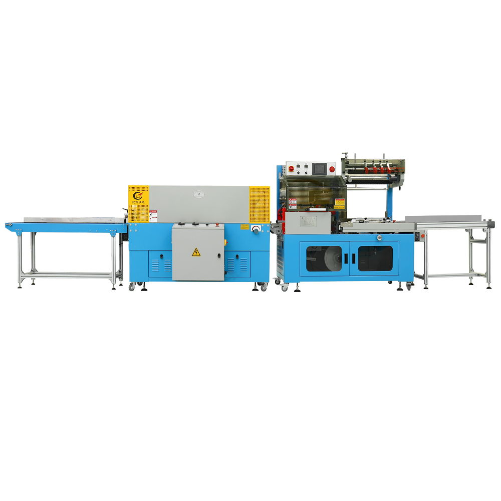 automatic sealing machine and shrink tunnel