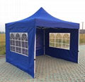 10X10 Blue Customized Cheap Pop up Gazebo Tent with Wall for Trade Show Event  2