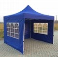 10X10 Blue Customized Cheap Pop up Gazebo Tent with Wall for Trade Show Event 