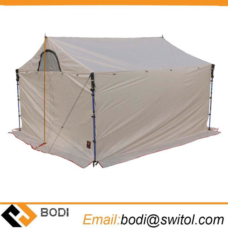 5-8 Person Camping Roof Tent 20d Silicone Single Layer Large Awning Outdoor 