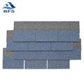 3-tab blue asphalt shingles