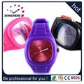 Multicolor Silicone Interchange Watch Wholesale Square Jelly Silicone LED Watch  1
