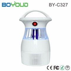  360 degree working range 5W uv light bulb killer bug zapper fan
