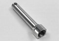 oem cnc machined precision rod linear hollow shaft with whorl tube and keyway 5