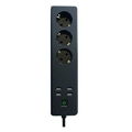 EU intelligent socket works extention power socket with USB port 1