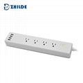 Hot Selling Voice Remote Control  Extension Socket Outlet Smart Power strip