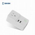 Hot Selling WiFi Power Socket Smart Plug with Dual USB charging Ports 