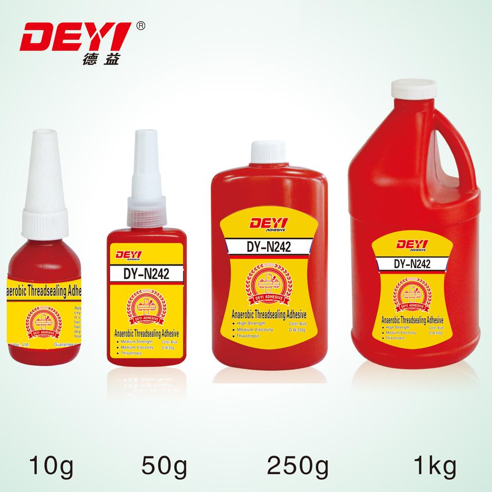 Light Yellow Color Metal Threadlocker Anaerobic Adhesive for Bonding