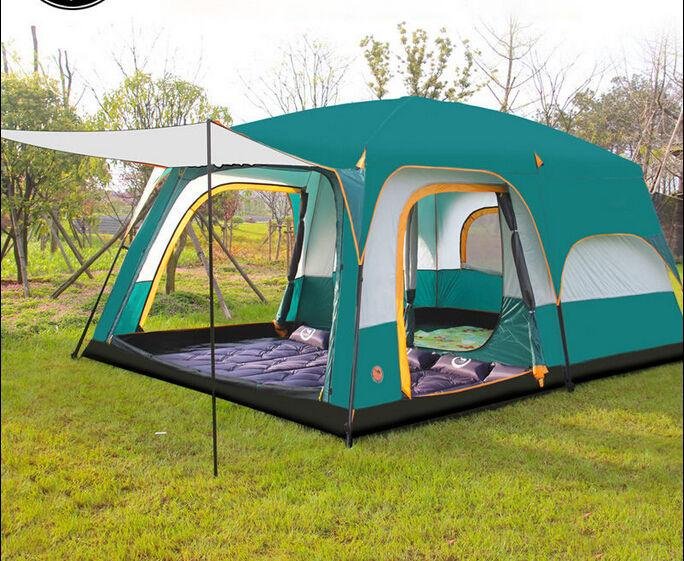 1-10 Person Outdoor Camping Tent Waterproof 4 Season Family House Hiking Tent  2