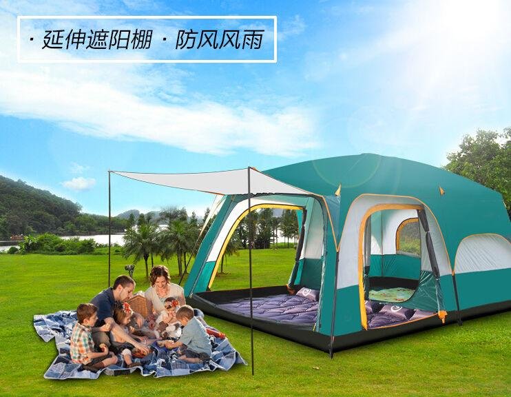 1-10 Person Outdoor Camping Tent Waterproof 4 Season Family House Hiking Tent  3