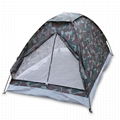 2 Person Camping Tent Rainfly Waterproof Hiking Outdoor Camouflage Single Layer  1