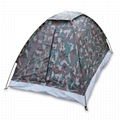 2 Person Camping Tent Rainfly Waterproof Hiking Outdoor Camouflage Single Layer  3