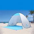 Double portable fishing camping tent outdoor automatic pop up UV protection 3