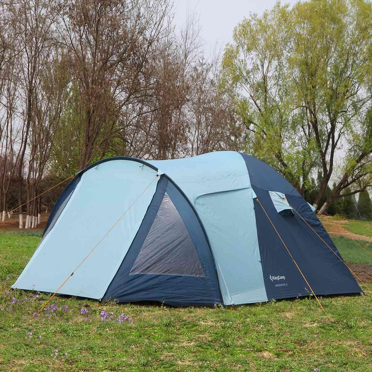 KingCamp Outdoor Tent Family Group Camping 5Person 3 Season Double Layer tents 2