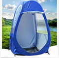 Outdoor Single Pop-up Tent Pod For Fishing Watching Sports Camping Blue Clear 2