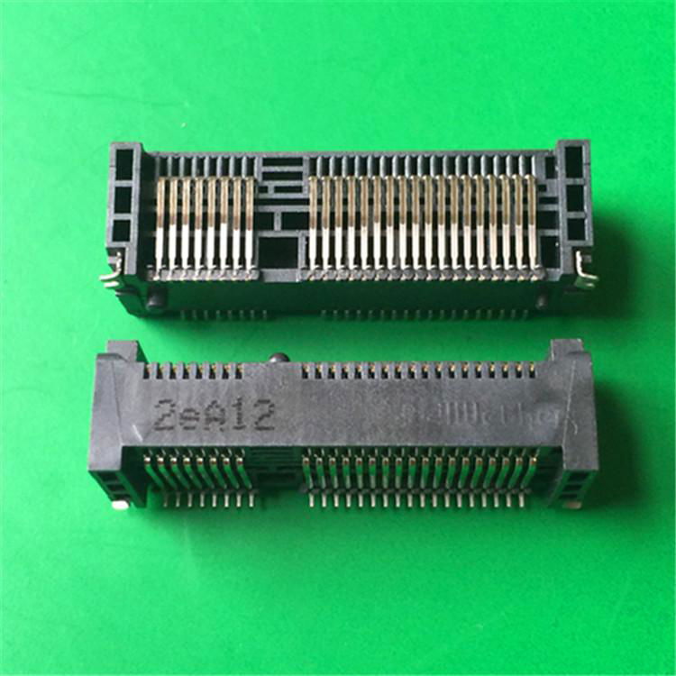 【连欣科技】供应MINI PCI E连接器52PIN PCI座子现货 2