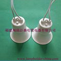 E26/27 horn pvc white waterproof lamp