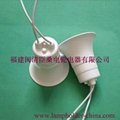 E26/27 horn pvc white waterproof lamp bases cs535 3
