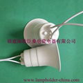 E26/27 horn pvc white waterproof lamp bases cs535 4