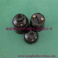 E26/27 black plastic lampholder cs225 4