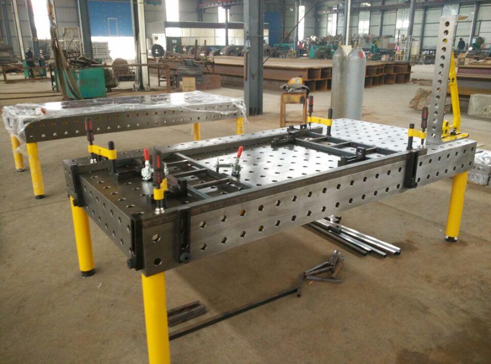 3D steel flexible welding fixture table three dimensional flexible welding jig t