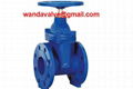 DIN Cast Iron F4 Resilient Gate Valve