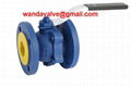 DIN PN10 Cast Iron Lug Ball Valve 1