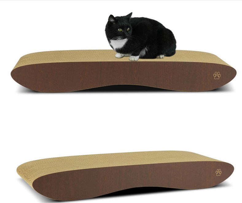 Corrugated cardboard cat scratcher toys strong quality