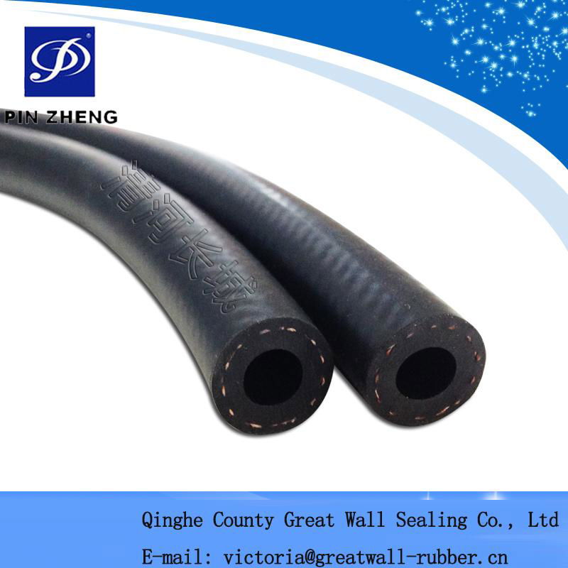 flexible EPDM machine extrusion rubber hose delivery air / water / steam 4