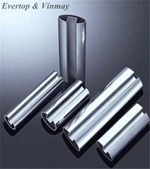 stainless steel slot tube groove pipe made of SS304 and SS316