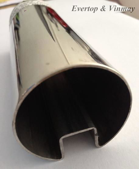 stainless steel slot tube groove pipe made of SS304 and SS316 4