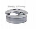 stainless steel end cap and decorative cap end cover