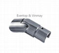 stainless steel tube fittings tube connector for slotted tube