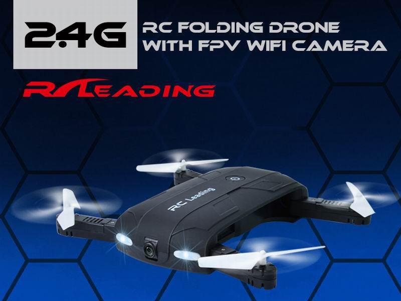 Foldable RC Drone Mini Drone 480P Wifi HD Camera Pocket Quadcopter Headless Mode 3