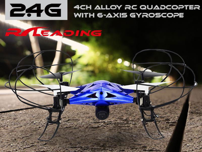 2.4G 4CH ALLOY RC Quadcopter with 6-axis gyroscope metal helicopter drones toys 