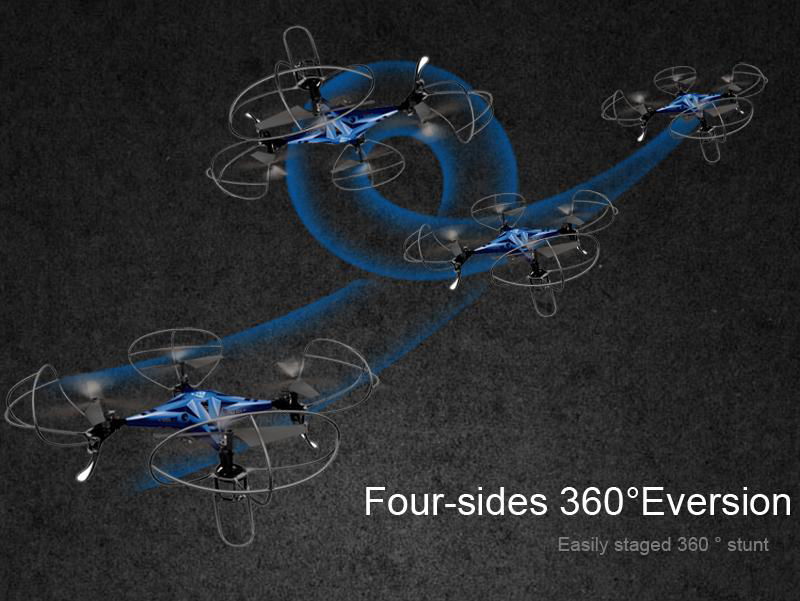 2.4G 4CH ALLOY RC Quadcopter with 6-axis gyroscope metal helicopter drones toys  3
