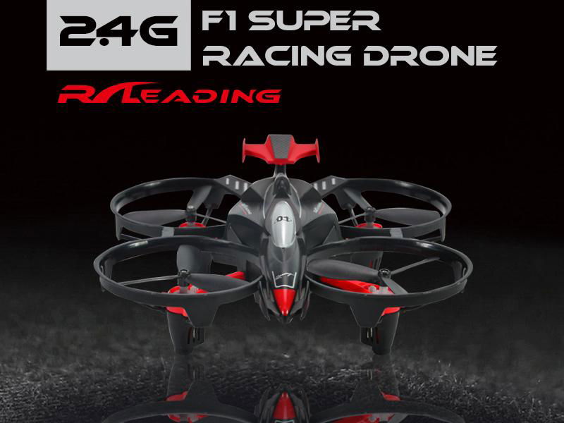 2.4G 4CH RC Concept F1 Racing Drone car toys Altitude Hold Mode quadcopter helic 2