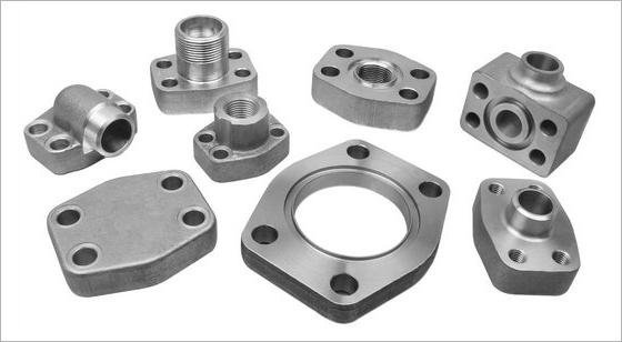 SAE flanges produced according to ISO 6162